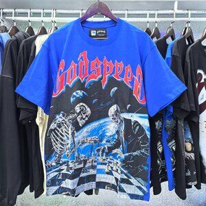 Godspeed Blue Graphic Tee